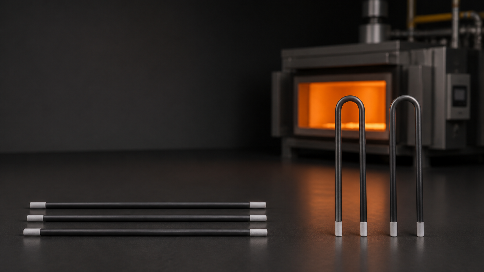 SiC and MoSi2 heating elements